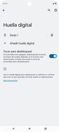 Pulsa la tecla de retroceso.