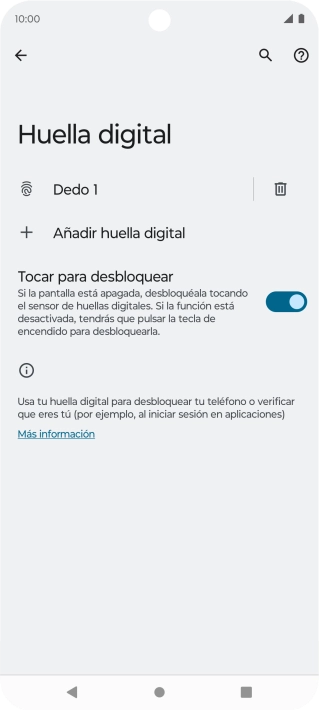 Pulsa la tecla de retroceso.