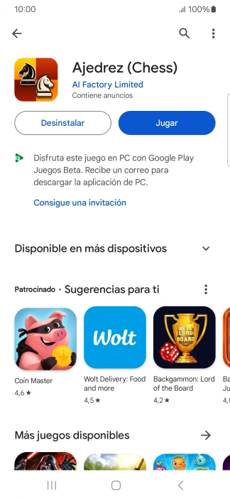 Pulsa la tecla de inicio para terminar y regresar a la pantalla de inicio.