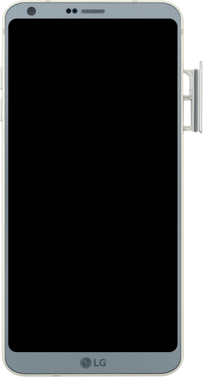 Coloca la tarjeta SIM en su contenedor y desliza el contenedor de tarjetas en el teléfono.