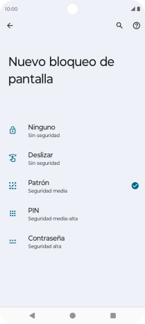Pulsa Ninguno.