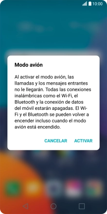 Si activas la función, pulsa ACTIVAR.