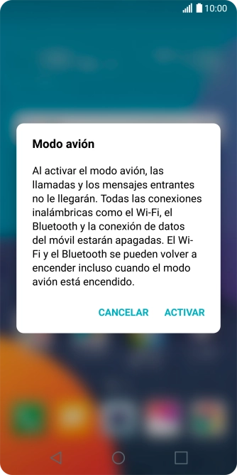Si activas la función, pulsa ACTIVAR.