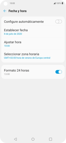 Pulsa el indicador junto a 