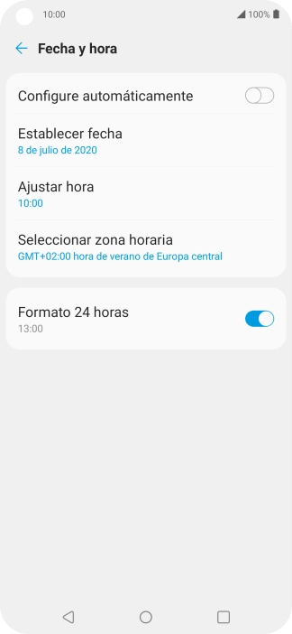 Pulsa el indicador junto a 