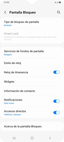 Pulsa Tipo de bloqueo de pantalla.