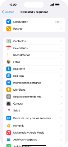 Pulsa Localización.