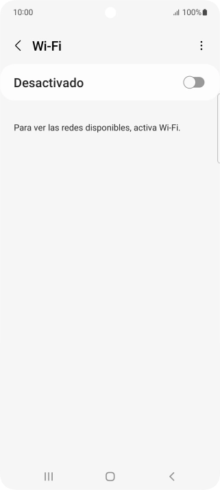 Pulsa el indicador para activar la función.