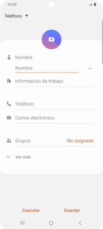 Pulsa la lista desplegable de la guía.