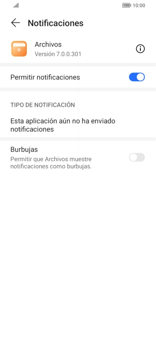 Pulsa el indicador junto a 