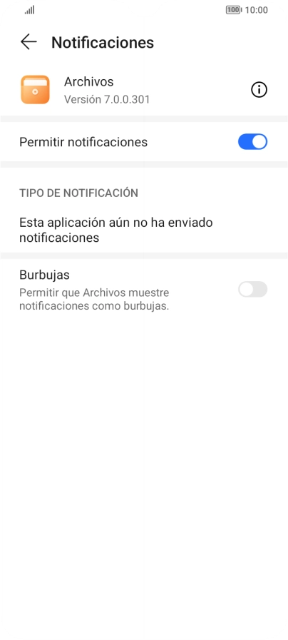Pulsa el indicador junto a 