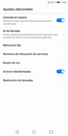 Pulsa Buzón de voz.