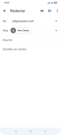 Pulsa Asunto e introduce el asunto deseado.