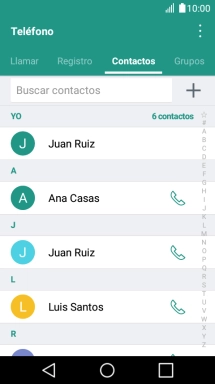 Pulsa el icono de menú.