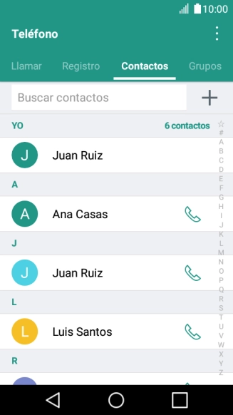 Pulsa el icono de menú.