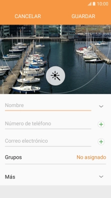 Pulsa Nombre e introduce el nombre deseado.