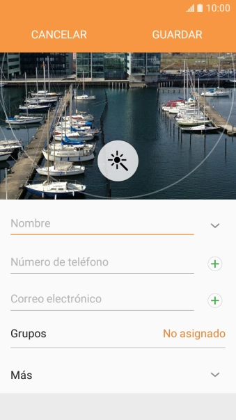 Pulsa Nombre e introduce el nombre deseado.