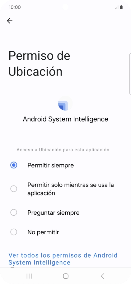 Pulsa el ajuste deseado.