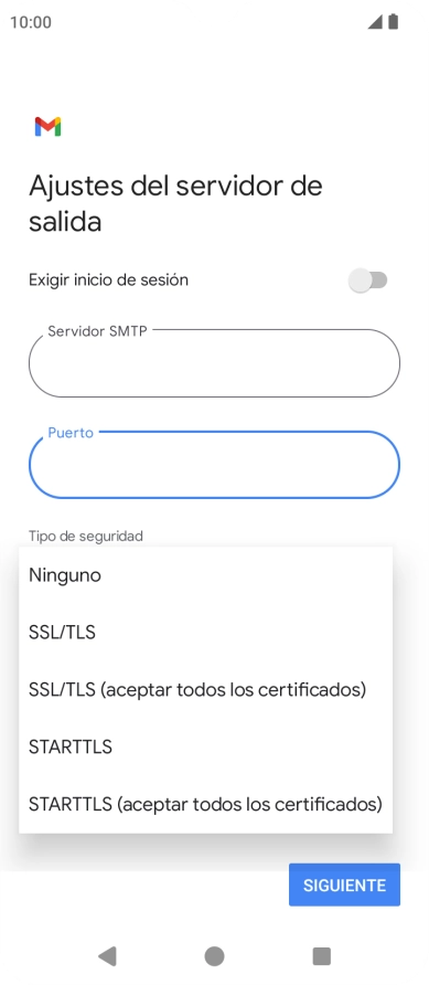 Pulsa SSL/TLS.