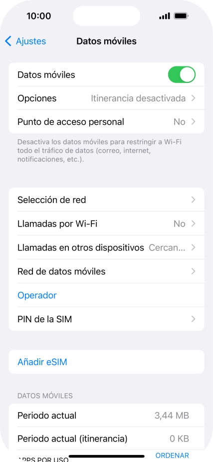 Pulsa Opciones.