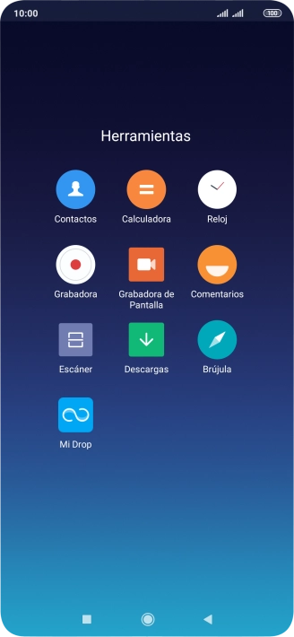 Pulsa Contactos.