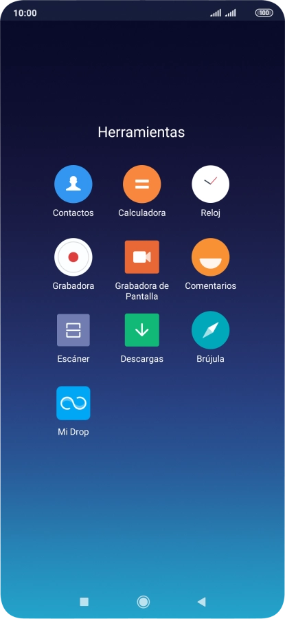 Pulsa Contactos.