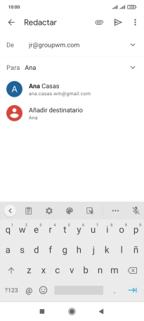 Pulsa el contacto deseado.