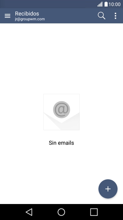 Desliza el dedo hacia la derecha desde la parte izquierda de la pantalla.