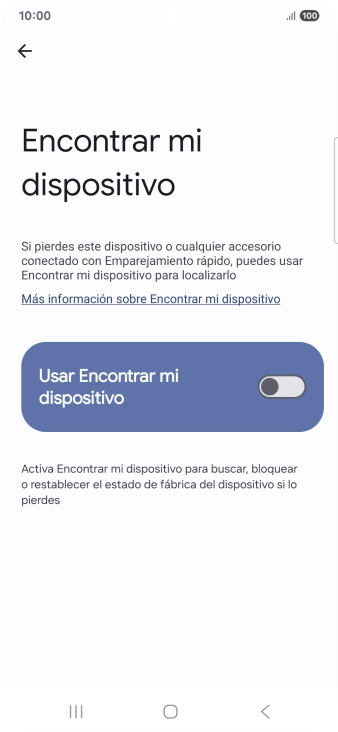 Pulsa el indicador junto a 