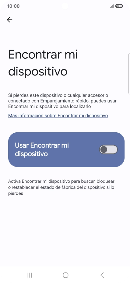 Pulsa el indicador junto a 