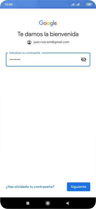 Pulsa Siguiente.