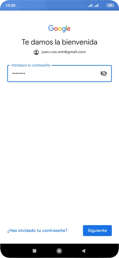 Pulsa Siguiente.