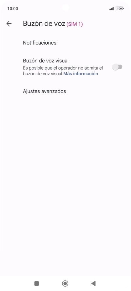 Pulsa Ajustes avanzados.