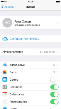 Pulsa iCloud Drive.