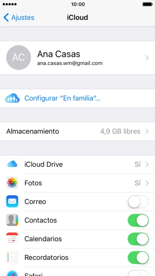 Pulsa iCloud Drive.