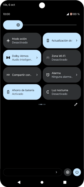 Pulsa la tecla de inicio para terminar y regresar a la pantalla de inicio.