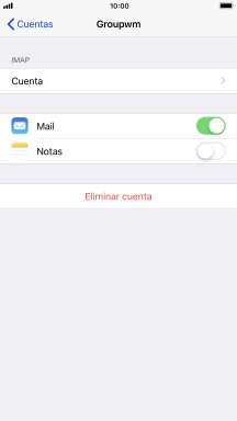 Pulsa Cuenta.