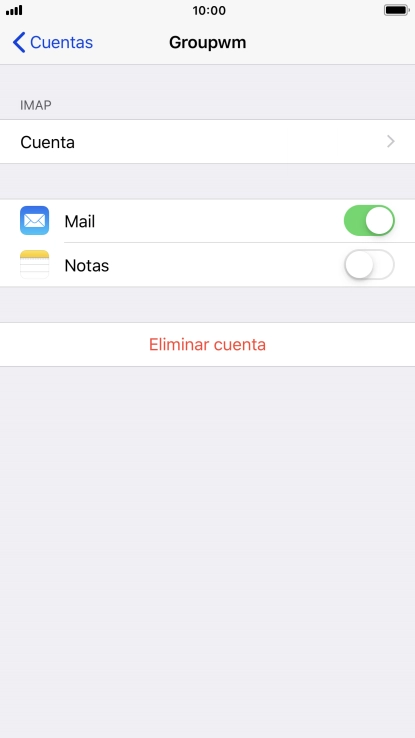 Pulsa Cuenta.