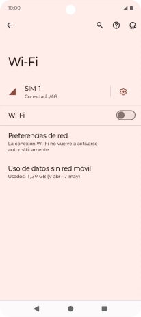 Pulsa el indicador junto a 