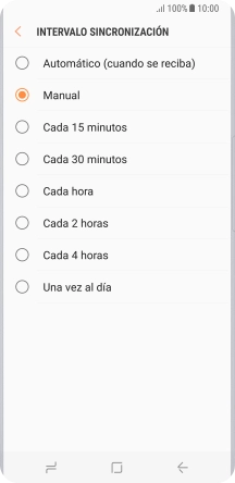 Pulsa el ajuste deseado.