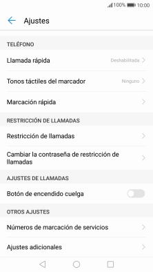 Pulsa Ajustes adicionales.