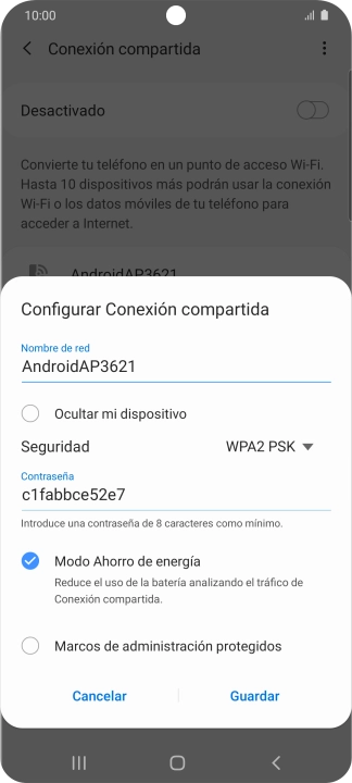 Pulsa en el campo bajo 