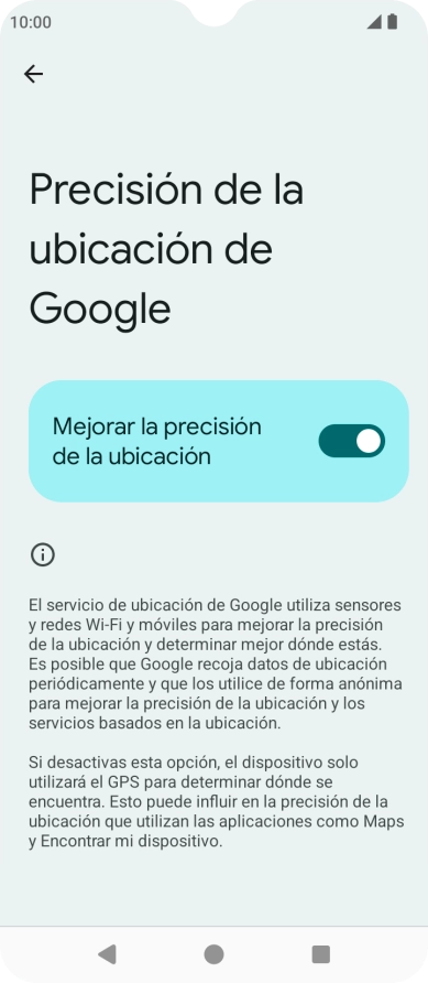Si pulsas el indicador junto a 