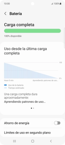 Pulsa Ahorro de energía.
