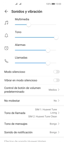 Pulsa Tono de llamada.
