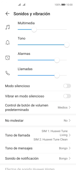 Pulsa Tono de llamada.