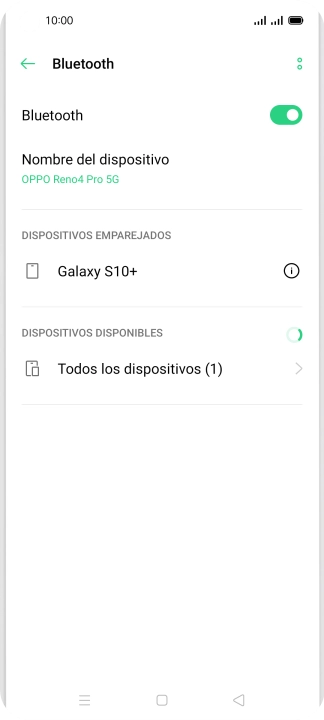 Pulsa la tecla de inicio para terminar y regresar a la pantalla de inicio.