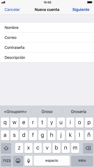 Pulsa Siguiente.