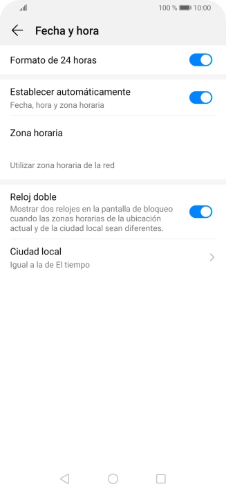 Pulsa la tecla de inicio para terminar y regresar a la pantalla de inicio.