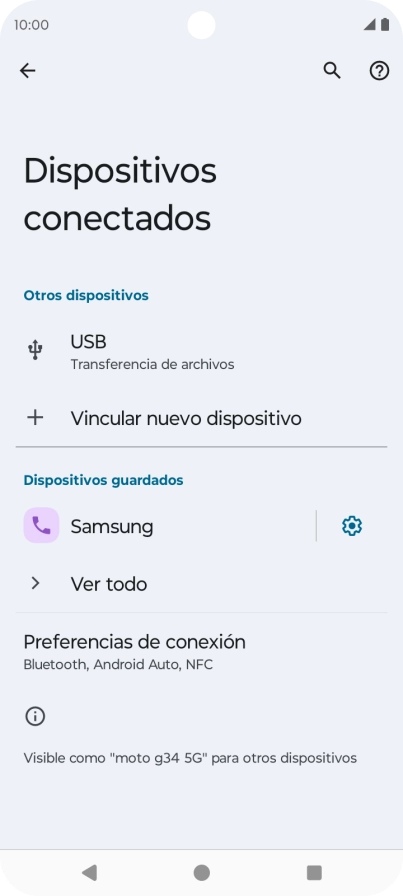 Pulsa la tecla de inicio para terminar y regresar a la pantalla de inicio.